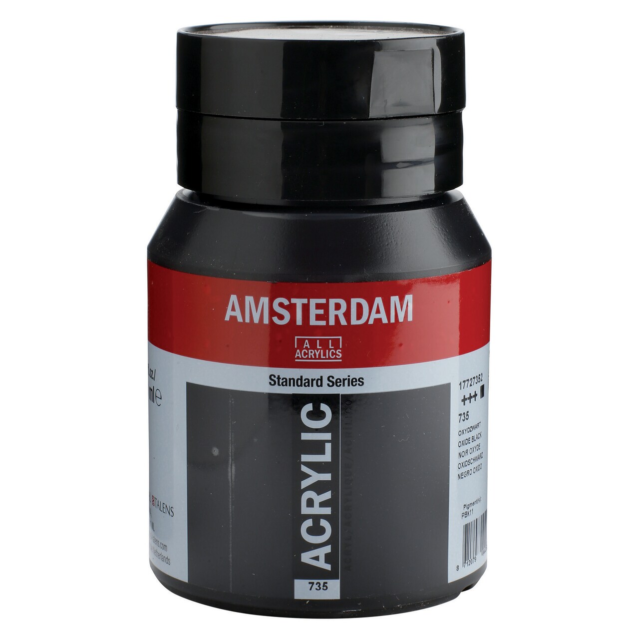 Amsterdam Standard Series Acrylic Paint, 500ml, Oxide Black